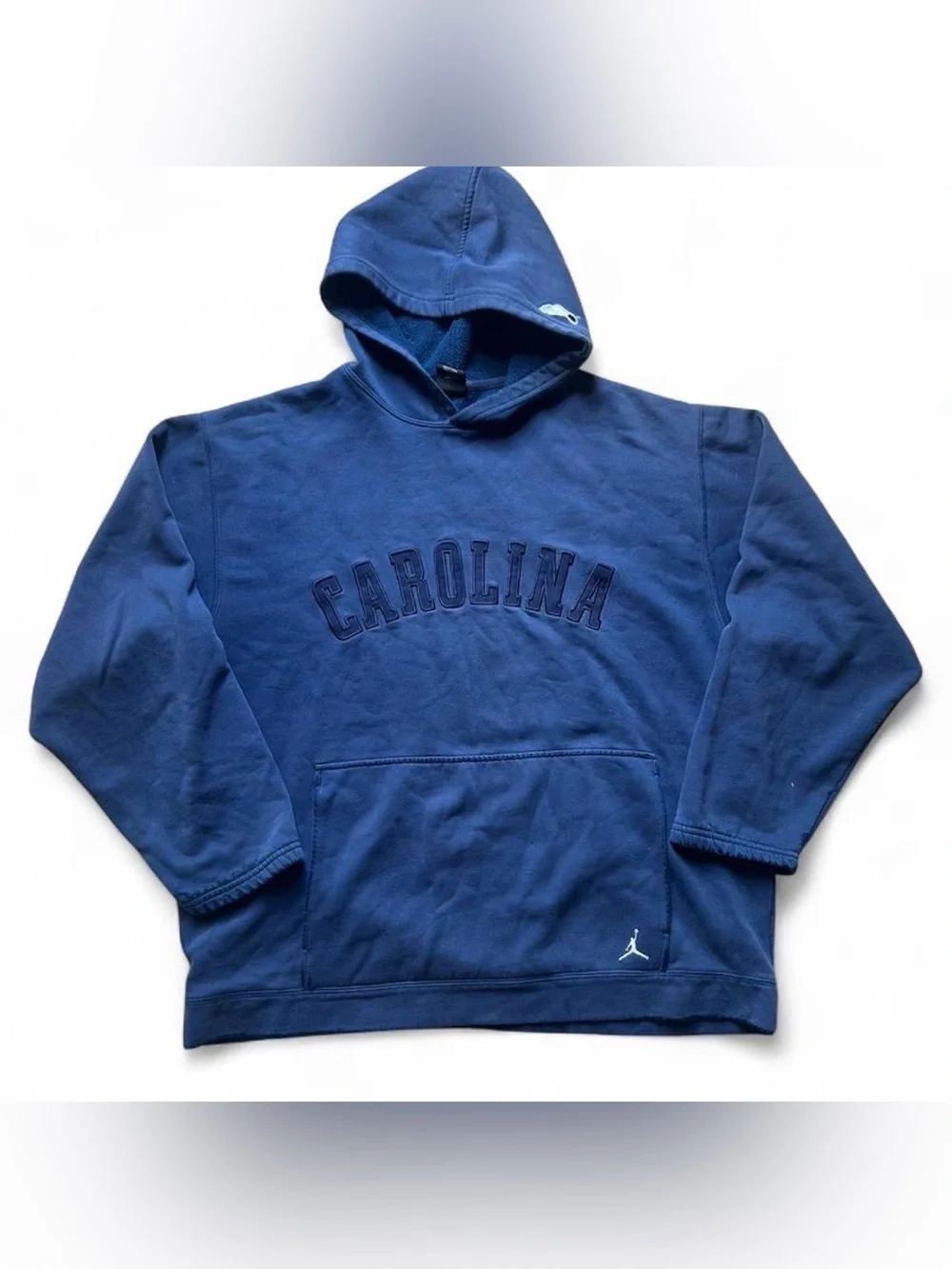 Jordan Navy Blue 'Carolina' Pullover Hoodie with Jumpman